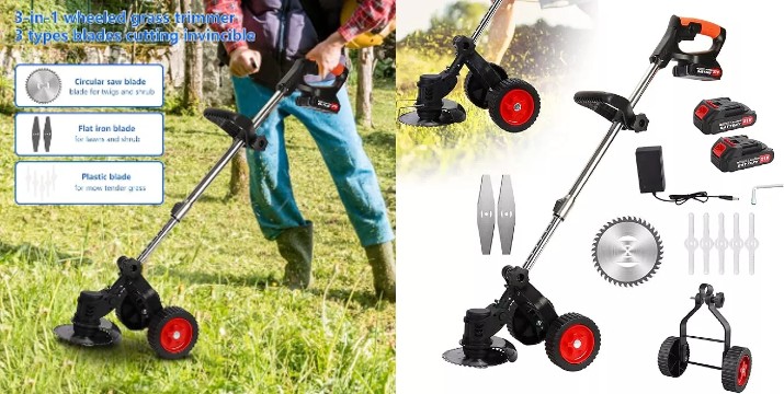  38,90€ για ένα Ασύρματο Ηλεκτρικό Χορτοκοπτικό Μπαταρίας 21V Με Ρόδες Andowl, με παραλαβή ή δυνατότητα πανελλαδικής αποστολής στο χώρο σας από το “Idea Hellas” στη Νέα Ιωνία.Κωδ: 230.19269